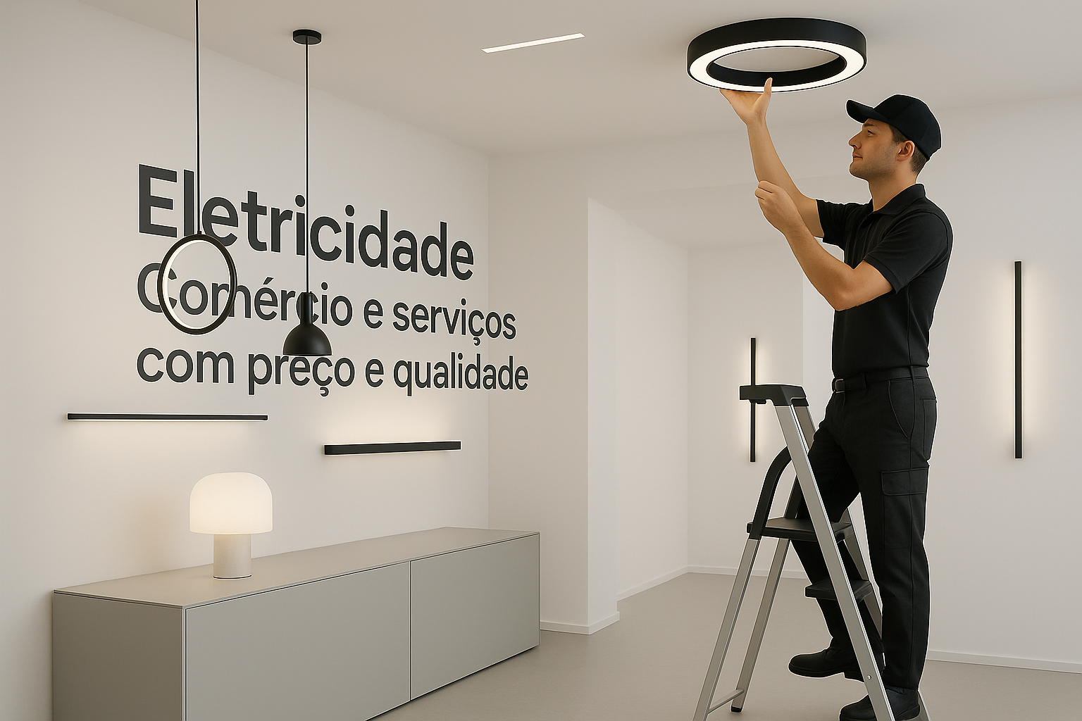 Eletricista iluminação LED