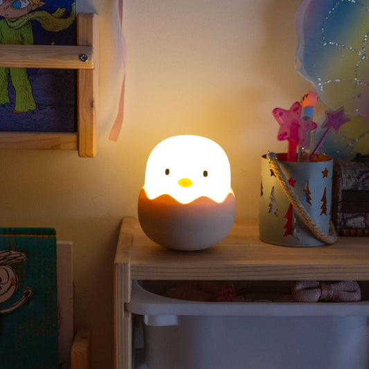 Candeeiro nocturno "Galinha" para mesa de cabeceira LED infantil, luz nocturna e recarregável