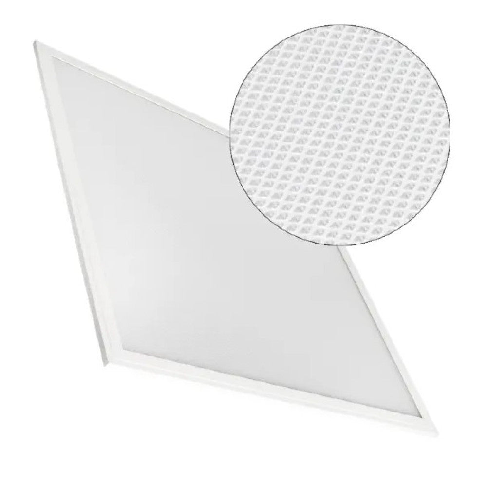 Painel LED 40W 4000Lm 4200ºK 59,5x59,5x1,4Cm Driver UGR17 PRO Moldura Branca 60.000H [HO-LP-40W-UGR17-OS-W