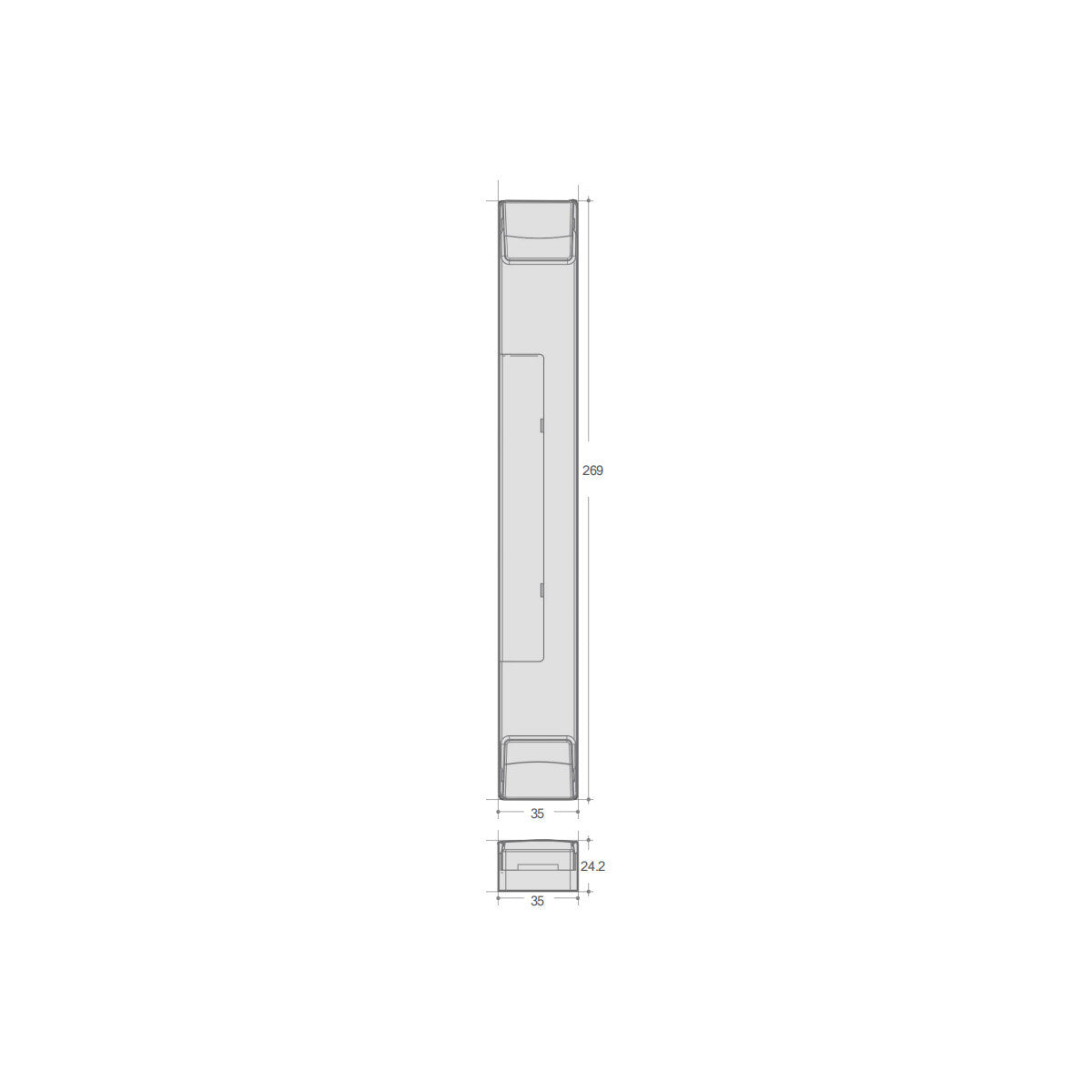 Kit de Emergência para Luminárias LED até 200W | Auto-teste | Bateria LiFePO4 | IP20