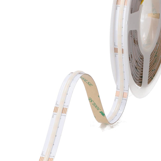 Tira LED COB 20W/M  IP20 RGB/Blanco Frío Rollo 5M