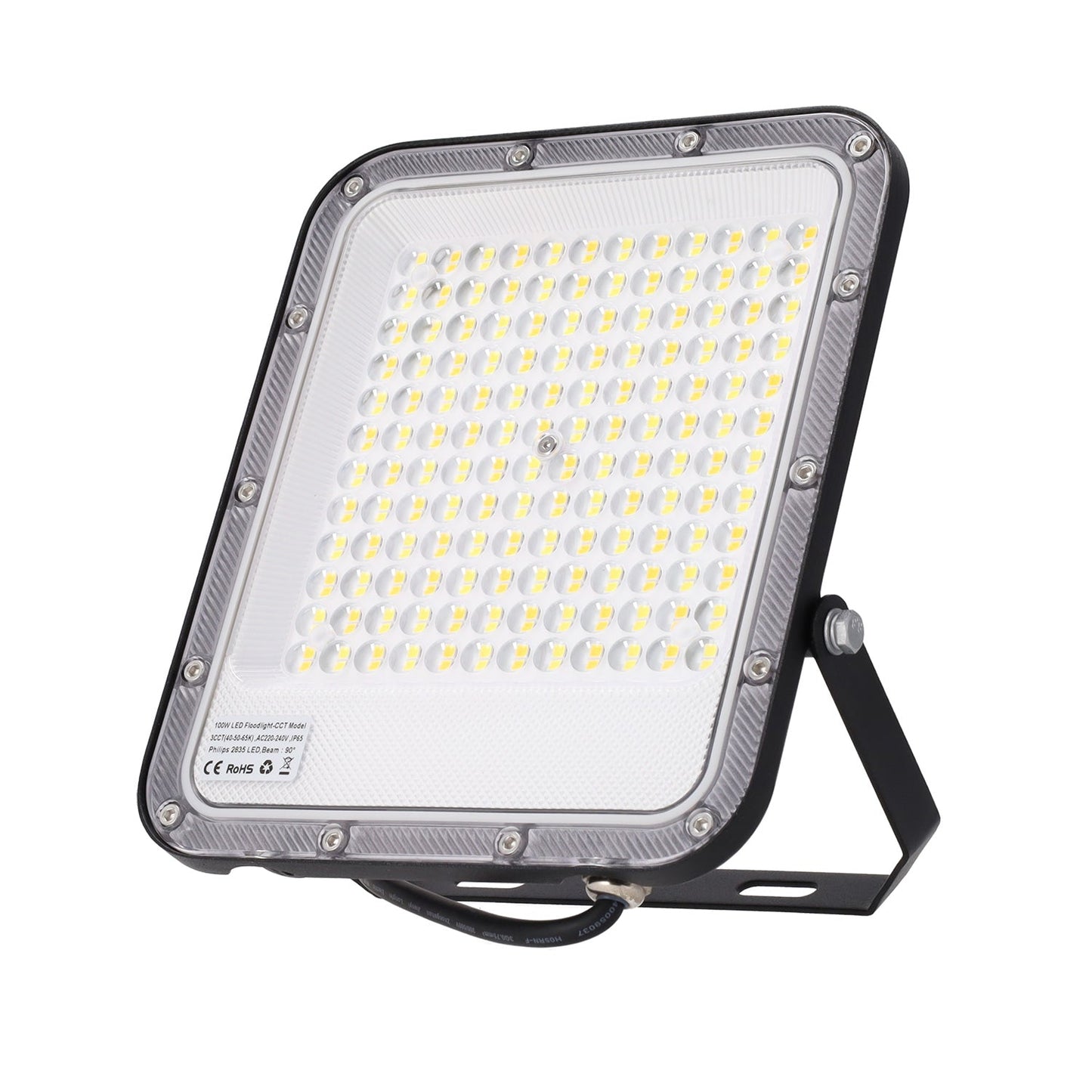 Refletor LED 100W 110Lm/W 90º 220-240VAC IP65 CCT 4000/5000/6500ºK