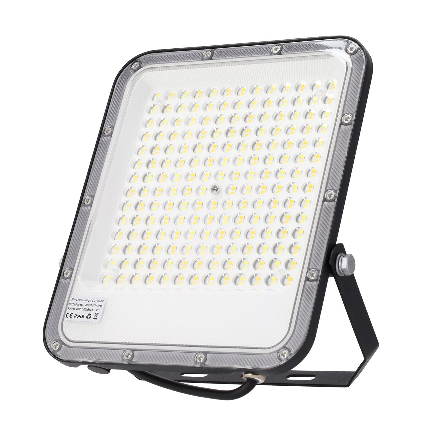 Projetor LED Spot 150W 110Lm/W 90º 220-240VAC IP65 CCT 4000/5000/6500ºK
