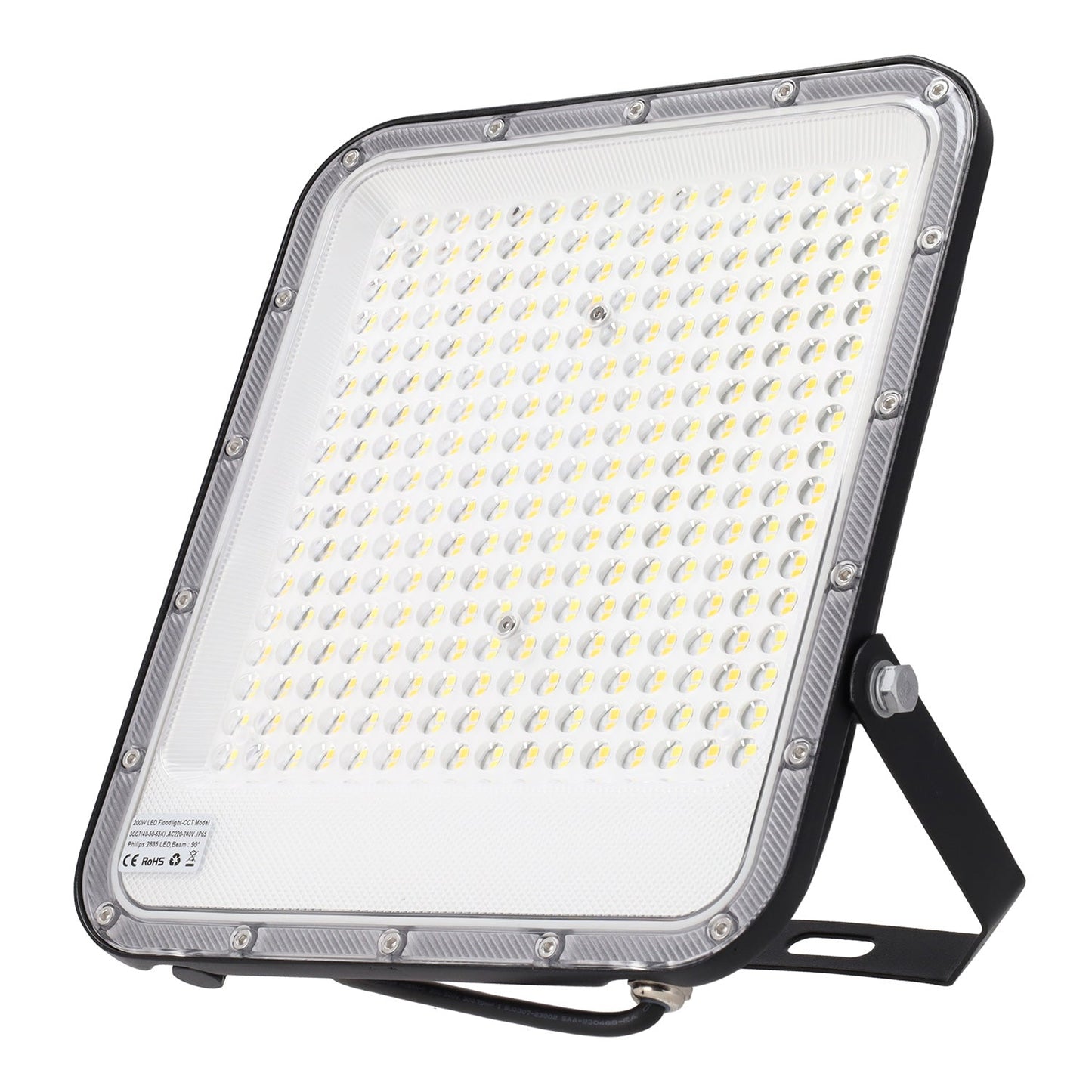 Refletor LED 200W 110Lm/W 90º 220-240VAC IP65 CCT 4000/5000/6500ºK