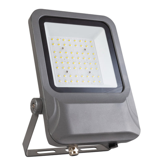 Holofote LED 50W 9000Lm 120º 5000ºK IP65 Transformador Moso 100.000H [1916-FL-J-50W-CW]