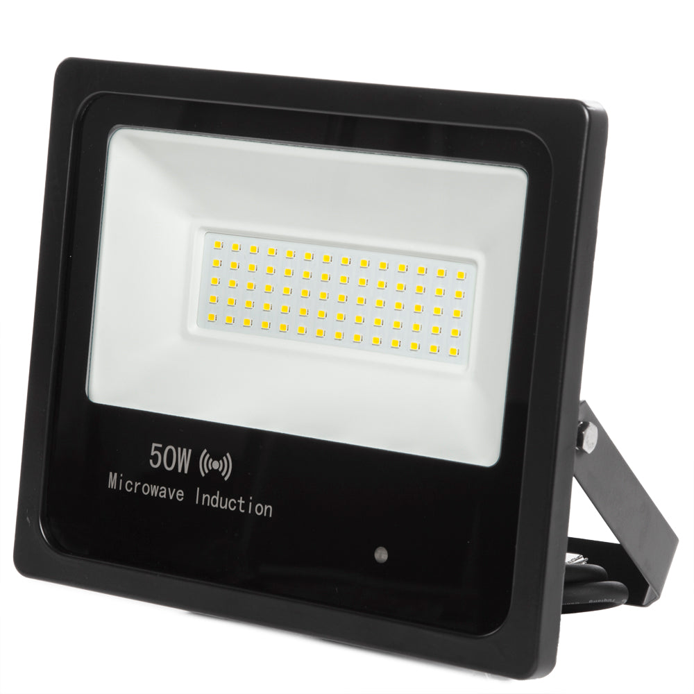 Holofote LED 50W 6.000Lm 6000ºK IP65 Detector de Movimento Integrado 40.000H [1916-NS-HVFL50W-L-CW]
