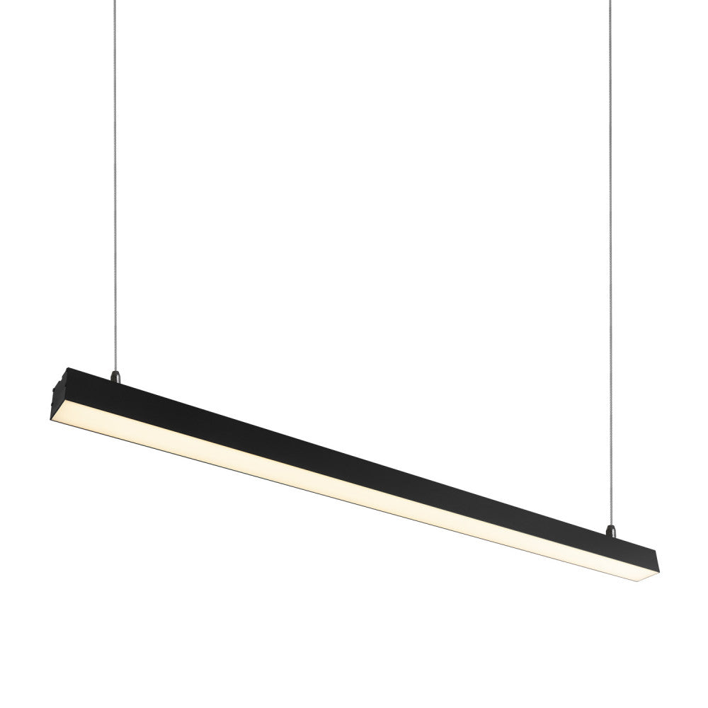 Luminária Linear LED Philips 2835 150Cm 50W 2700ºK IP40 Acabamento Preto [1916-NSLNL1500MM-P-WW]