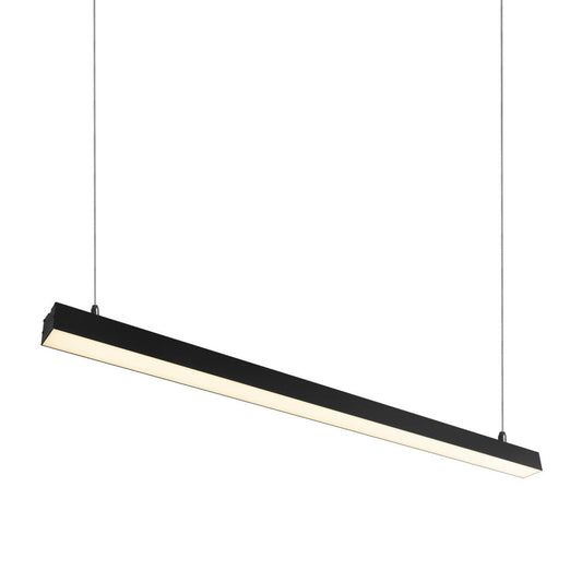 Luminária Linear LED Philips 2835 150Cm 50W 2700ºK IP40 Acabamento Preto [1916-NSLNL1500MM-P-WW]