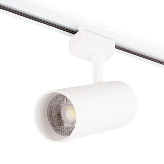 Foco Monofásico de Trilha 30W COB Ajustável Flicker Free Branco CCT 3000-6000ºK 36º[1916-TL-30W-M-CCT]