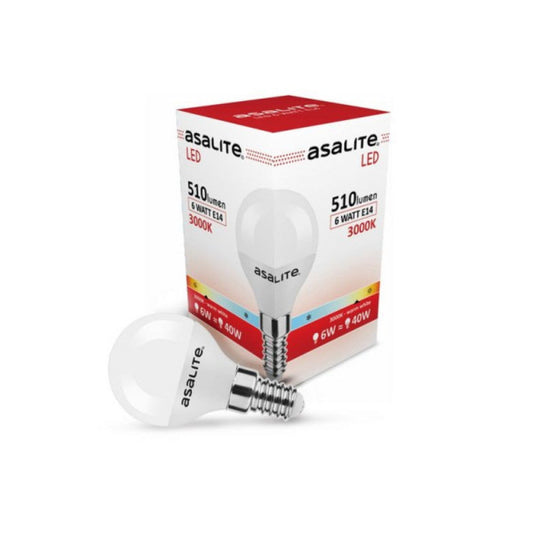 Lâmpada LED Asalite E14 6W 510Lm 3000K IP20 [ASAL-0213]