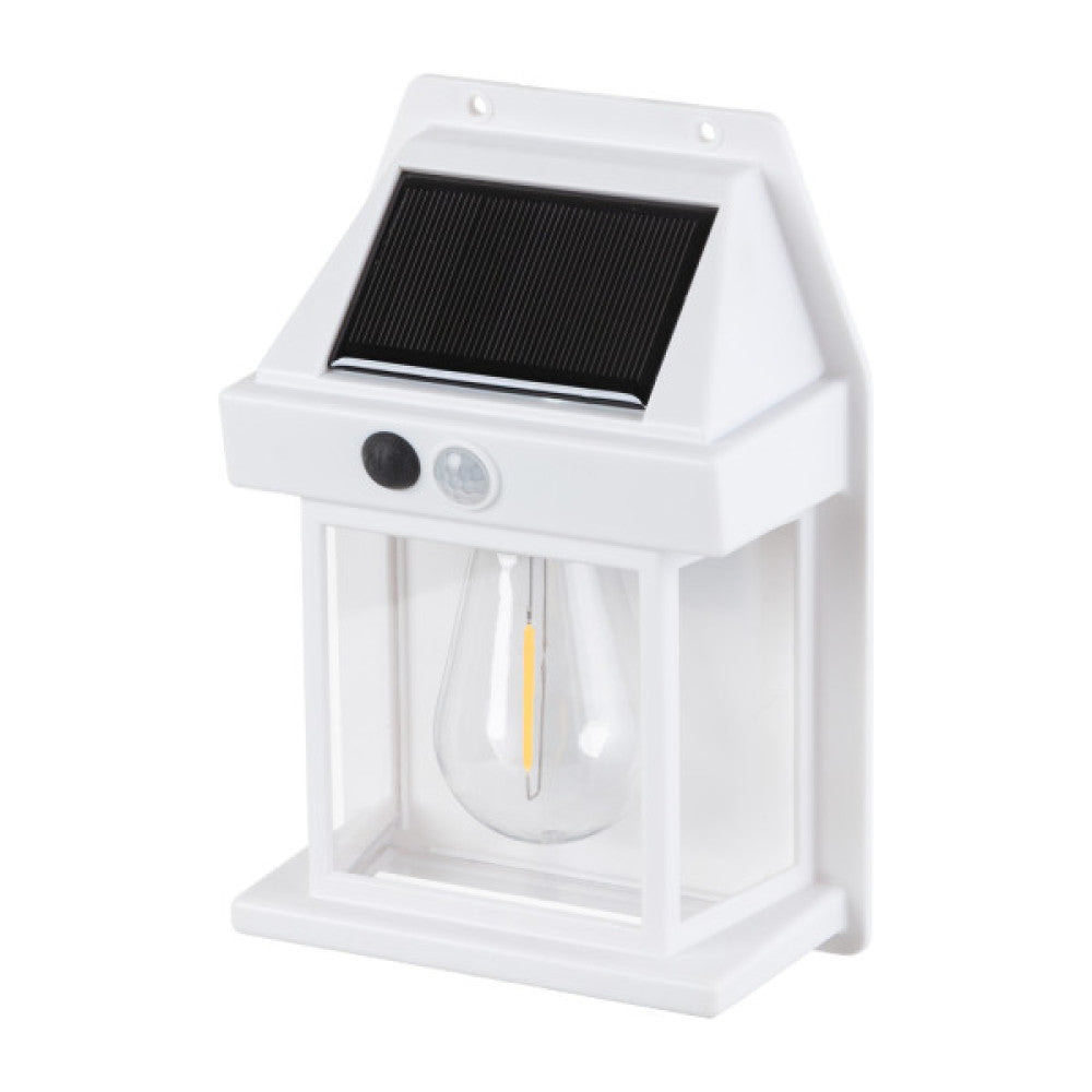 Aplique Solar IP44 3W 3000K 100Lm com Sensor PIR - Branco