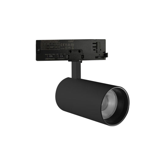 Refletor LED Trifásico Power_Color Temperatura Regulável 20_25_30W 6000_4000_3000K Preto [ATL080030-TB]
