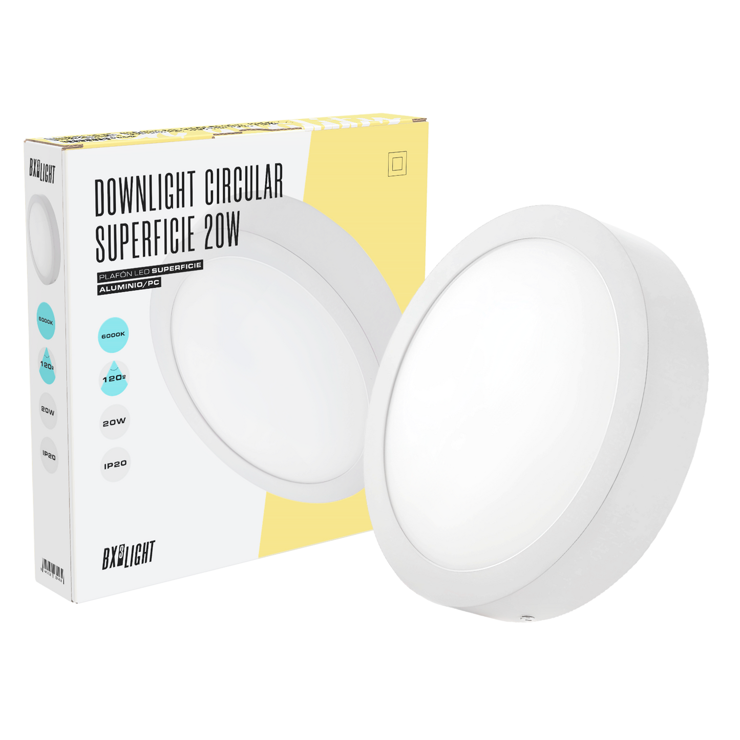 Plafon LED 20W 2000Lm 4200ºK Circular 40.000H [BX3-2029_2011-W]