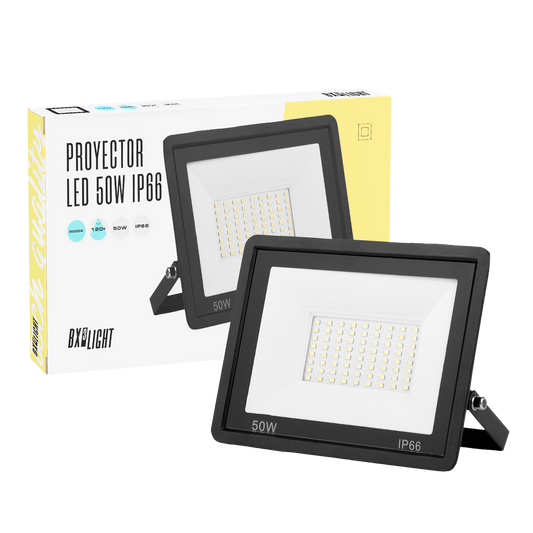 Holofote LED 50W 6000Lm 6000ºK IP66 Regulável 60.000H [BX3-6007-CW]