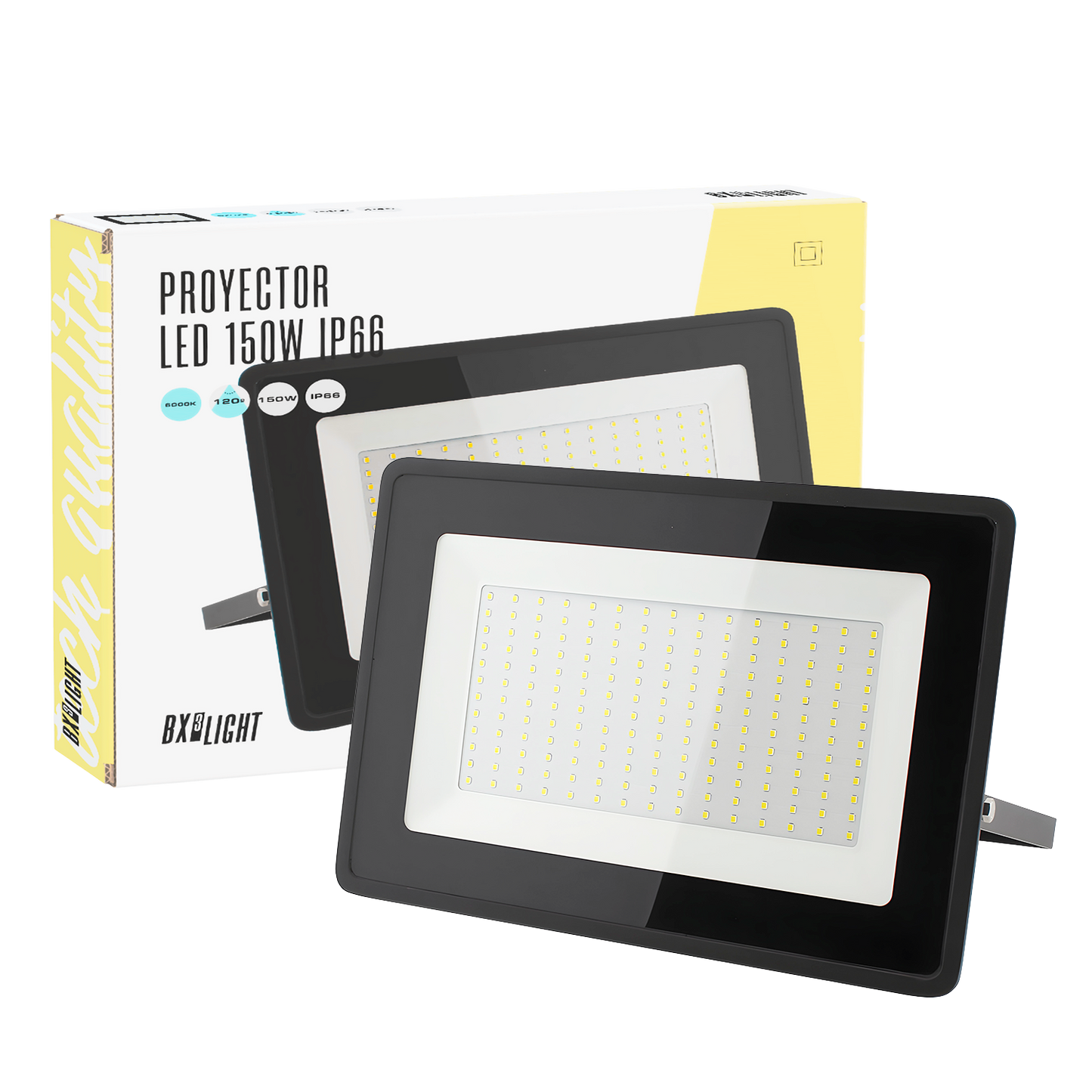 Holofote LED 150W 18000Lm 6000ºK IP66 Regulável 60.000H [BX3-6013-CW]