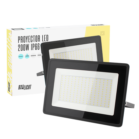 Holofote LED 200W 24000Lm 6000ºK IP66 Regulável 60.000H [BX3-6016-CW]