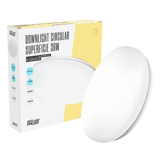Plafon LED 36W 4320Lm 6000ºK Circular 40.000H [BX3-8207-CW]