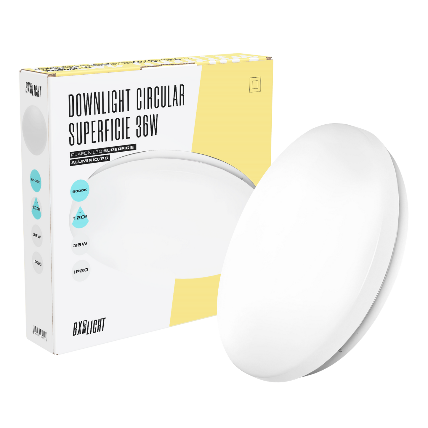 Plafon LED 36W 4320Lm 4200ºK Circular 40.000H [BX3-8207-W]