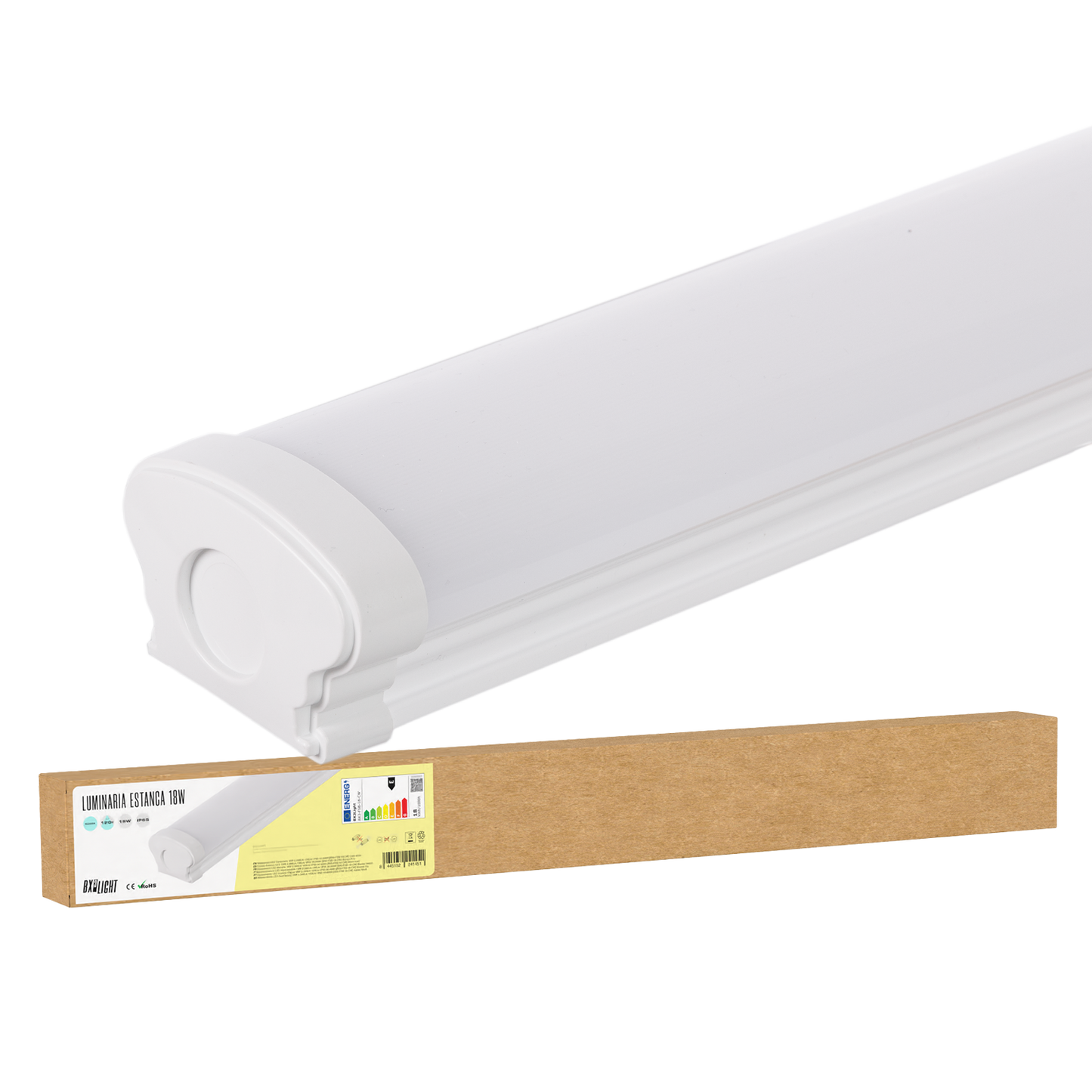 Equipamento LED à prova d'água 18W 2.399Lm 130Lm/ IP65 30.000H [BX3-FSB-18-CW]