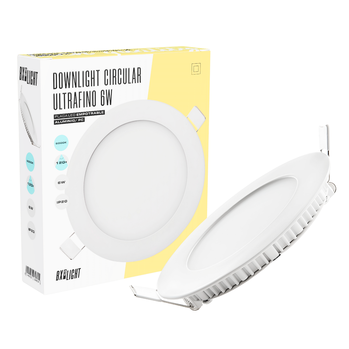 Downlight Slimline LED 6W 400Lm 3000ºK Circular 40.000H [BX3-GP-LZ-1WW]