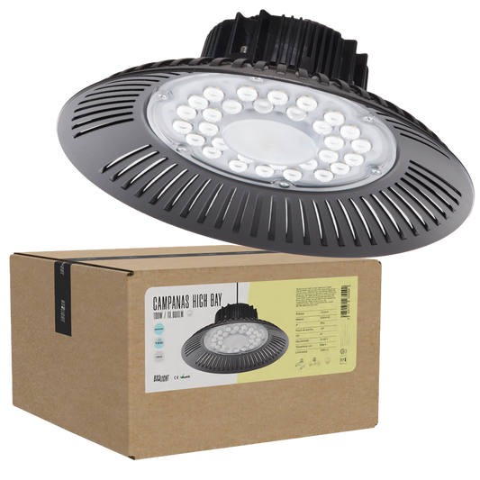 Baía alta LED 100W 10.000Lm 6000ºK IP65 50.000H [BX3-HB-100WK-CW]