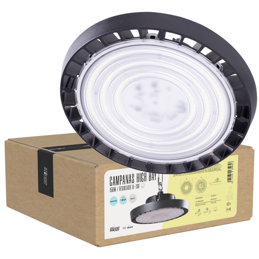 Campânula LED 150W 16.500Lm 6000ºK IP65 Regulável 60.000H [BX3-HVB150W-N2-CW]