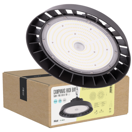 Campânula alta LED 150W 30.000Lm 6000ºK PRO LIFUD 0-10V IP65 100.000H [BX3-HVB150W-P4-CW]