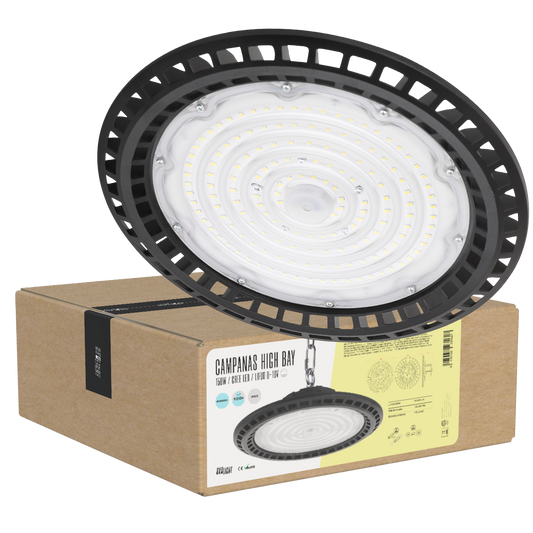 Campânula LED 150W 25500Lm 6000ºK Cree IP65 LIFUD 1-10V 100.000H [BX3-HVB150WP3-CW]