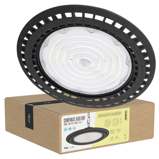 Campânula LED 200W 34000Lm 6000ºK Cree IP65 LIFUD 1-10V 100.000H [BX3-HVB200WP3-CW]