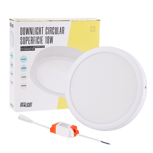 Plafon LED 18W 1190Lm 4200ºK Circular 40.000H [BX3-JM18WR-W]