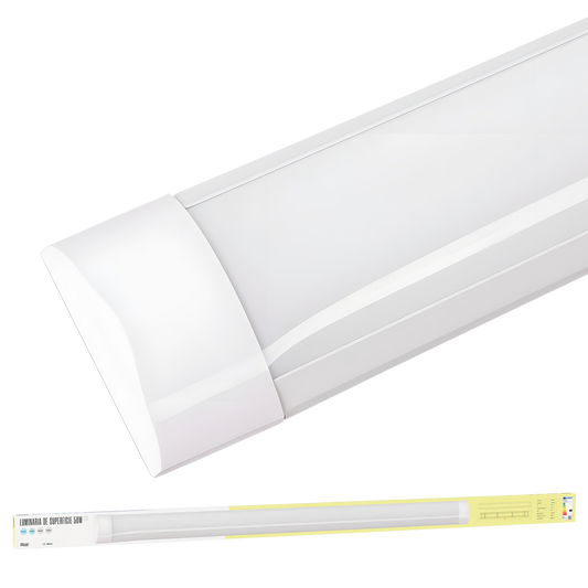Luminária LED de Superfície Linear 50W 120Lm/W 6000Lm 6000ºK 150Cm 40.000H [BX3-LLS-506000150-CW]