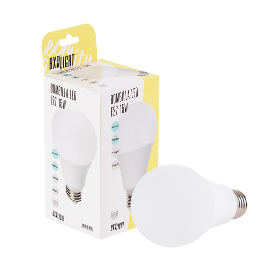 Lâmpada LED E27 15W 1170Lm 3000ºK A60 40.000H [BX3-LM7048-WW]