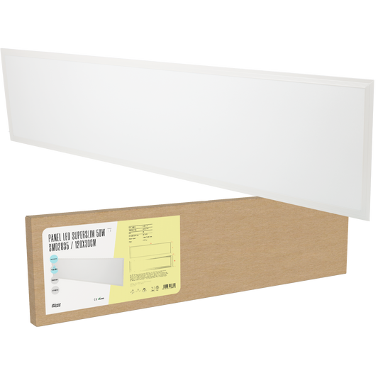 Painel LED 50W 4.500Lm 4000ºK 120X30Cm 40.000H [BX3-PBD-30120-W]