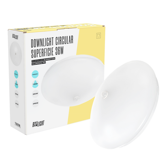 Plafon LED 18W 1500Lm 4200ºK Detector 40.000H [BX3-PL-18-DW]