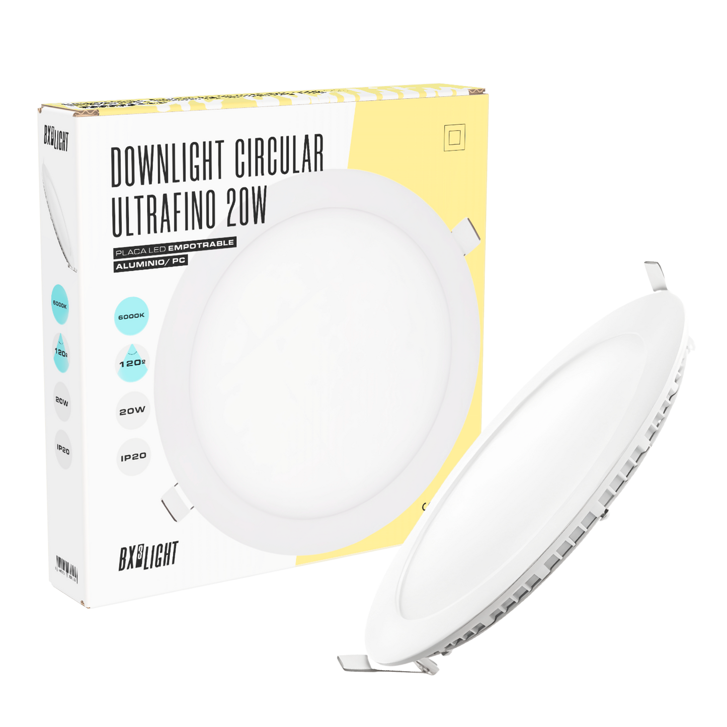 Downlight Slimline LED 20W 2000Lm 4200ºK Circular 40.000H [BX3-PL-225-20W-W]