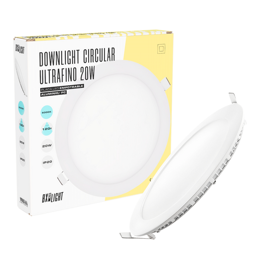 Downlight Slimline LED 20W 2000Lm 4200ºK Circular 40.000H [BX3-PL-225-20W-W]