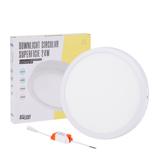 Plafon LED 24W 1778Lm 3000ºK Circular 40.000H [BX3-PLAF-C-24W-WW]
