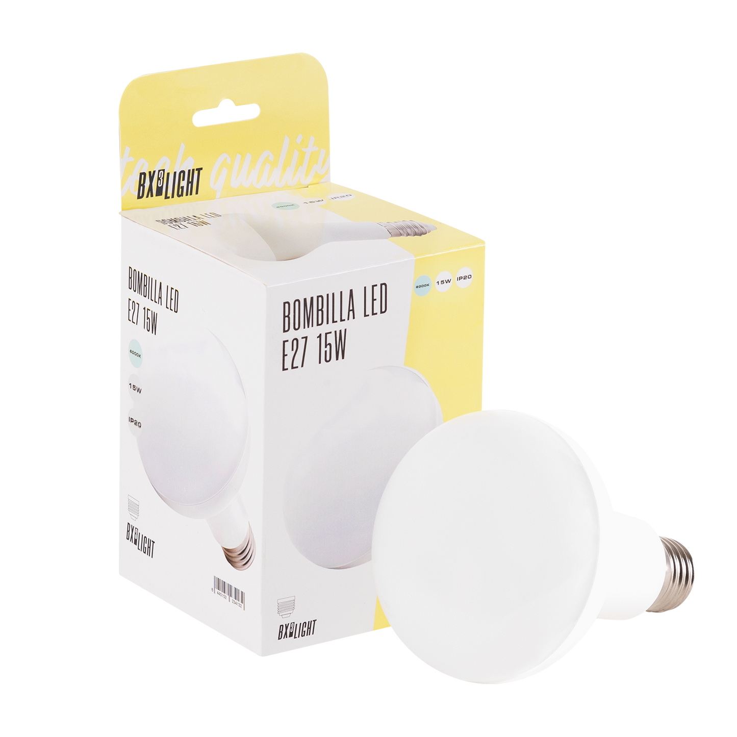 Lâmpada LED E27 15W 1123Lm 3000ºK R90 40.000H [BX3-R90-E27-15W-WW]