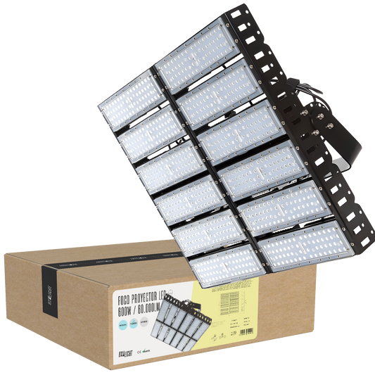 Holofote LED 600W 60.000Lm 6000ºK IP65 100.000H [BX3-SDF- 600W-CW]