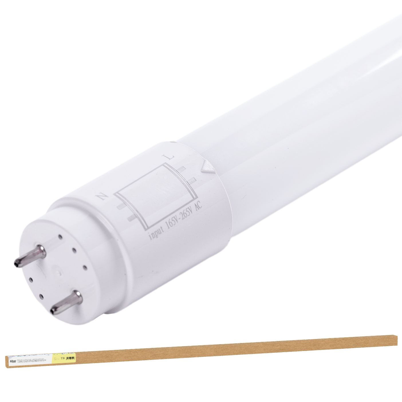 Tubo LED T8 18W 2.340Lm 6000ºK Vidro 120Cm Conexão 2 Extremidades 40.000H [BX3-T8GL120-18W-CW]
