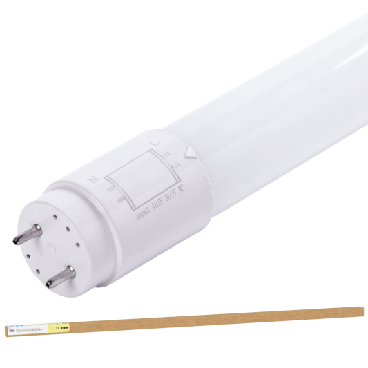 Tubo LED T8 18W 2.340Lm 6000ºK Vidro 120Cm Conexão 2 Extremidades 40.000H [BX3-T8GL120-18W-CW]