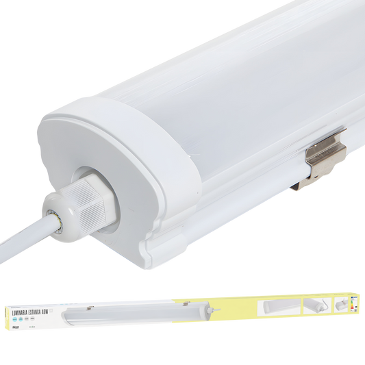 Equipamento LED impermeável 40W 3.600Lm 6000ºK 120Cm IP65 50.000H [BX3-WP-40W-1200-CW]