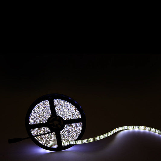 Faixa de 300 LEDs 60W 6580Lm CRI85 2700ºK SMD5050 24VDC IP65 x5M 40.000H [CA-5050-60-24-IP65-WW]-Branco Quente