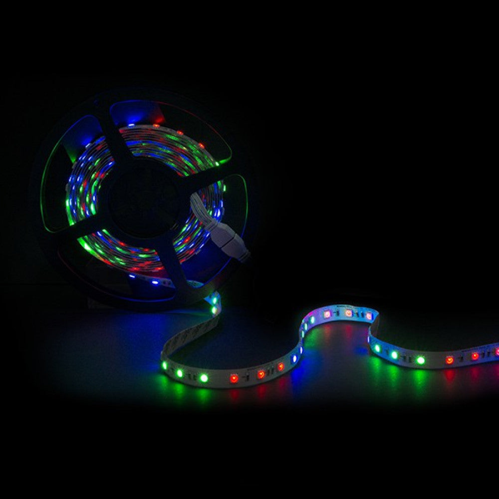 Faixa de 270 LEDs 50W 2.600Lm SMD5050 12VDC IP20 Digital Magic Chasing x5M 40.000H [CA-CM-5050-270-IP25]