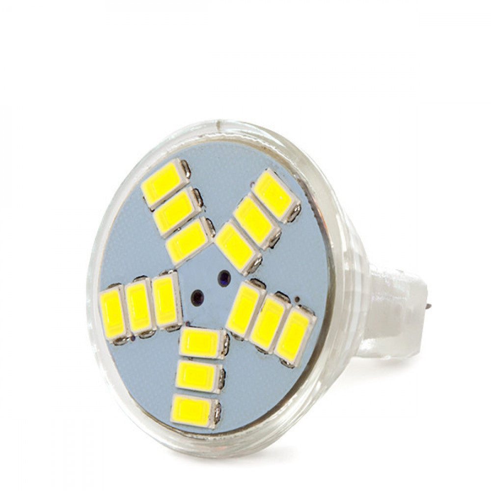 Lâmpada LED Gu4 2,5W 168Lm 3000ºK MR11 40.000H [CA-MR11-GU4-2,5W-WW]
