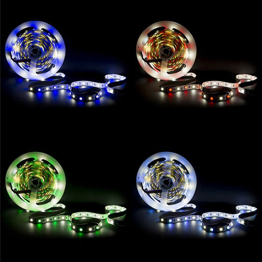 Faixa de 360 LEDs 72W 4.200Lm 6000ºK SMD5050 RGB-Branco Frio x5M 40.000H [CA-RGBW-5050-IP25]