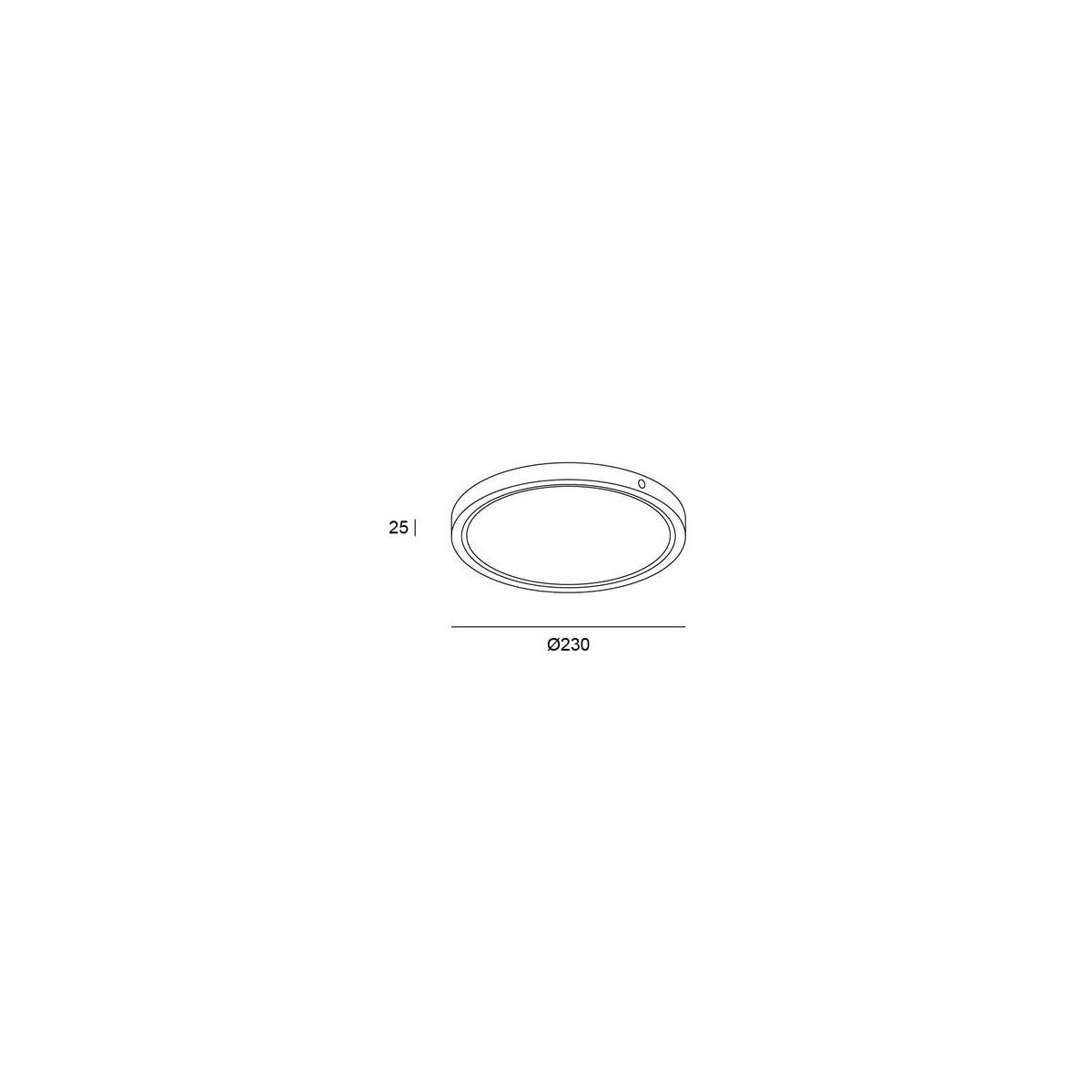 Candeeiro de Teto LED Multipotência 9W/12W/18W 3CCT com Sensor