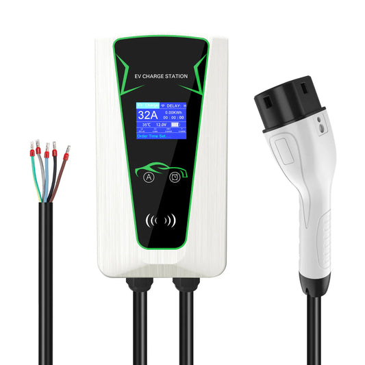 Carregador carro elétrico 7kW monofásico tipo 2 com cabo 5 metros