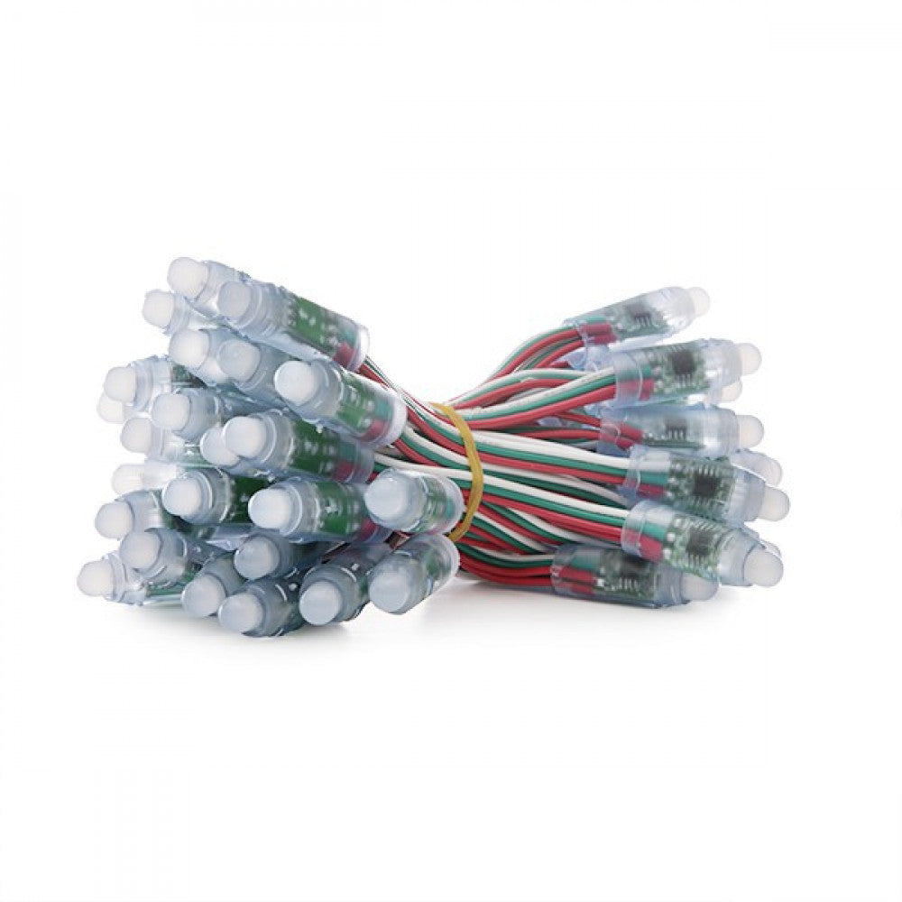 Pixel LED 0,3W 6Lm 12Mm 5V Epistar Fullcolor 19031C (String 50 Unidades) 50.000H [DE-PIX-12-FULL]