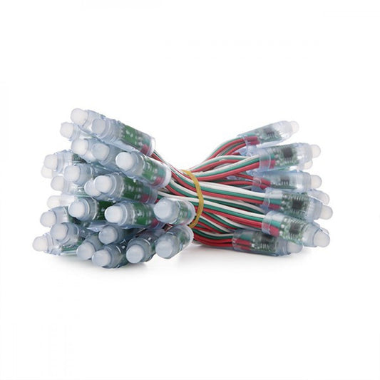 Pixel LED 0,3W 6Lm 12Mm 5V Epistar Fullcolor 19031C (String 50 Unidades) 50.000H [DE-PIX-12-FULL]